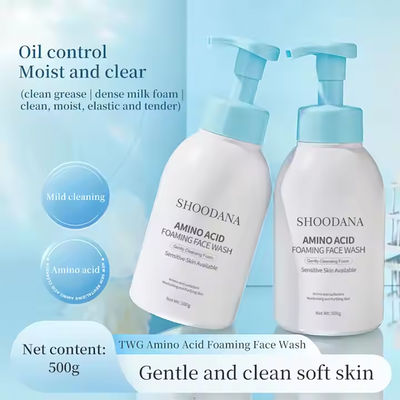 Amino Acid Foaming Facial Wash OEM Beauty Gentle Face Cleanser Purifying