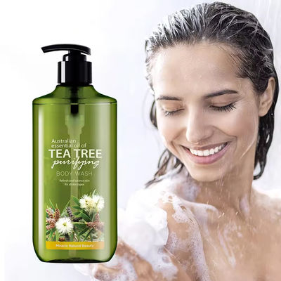 Tea Tree Oil Body Care Wash Deep Cleaning Perfumed Antibacterial Body Cleanser Gel