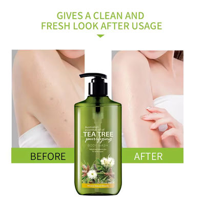 Tea Tree Oil Body Care Wash Deep Cleaning Perfumed Antibacterial Body Cleanser Gel