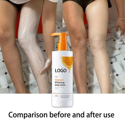 Organic White Body Lotion OEM Body Care Private Brand Whitening Body Lotion