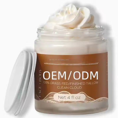 Deeply Moisturizing OEM Body Lotion Natural Sweet Almond Oil & Grass Fed Beef Tallow