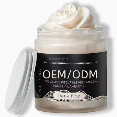 Deeply Moisturizing OEM Body Lotion Natural Sweet Almond Oil & Grass Fed Beef Tallow