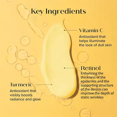 Turmeric VC Whitening OEM Body Lotion Anti Acne Hydrating Customized Logo