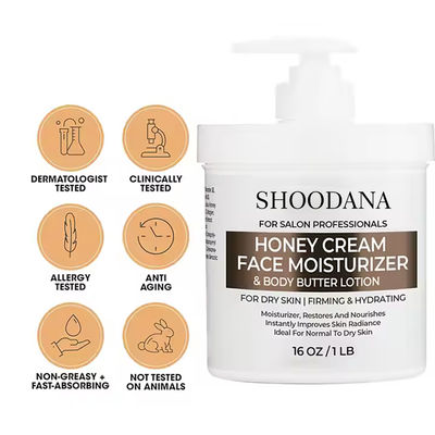 Intensive Repair Formula for Dry Skin Ultra Hydrating Honey & Royal Jelly Facial Cream with Ceramide Complex Vitamin E Collagen