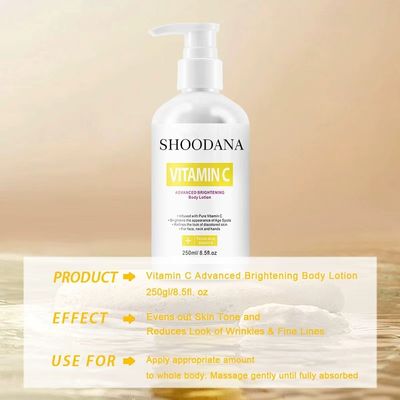 ODM OEM Body Lotion Vitamin C Skin Whitening Moisturizer OEM Skincare