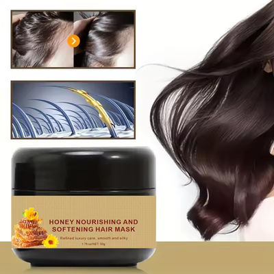Nourishing Honey Repair Hair Mask OEM Hair Care Products ISO Approval