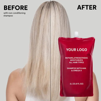 AHA Omega 9 Professionals Repair Shampoo OEM For Damaged Hair Repairs