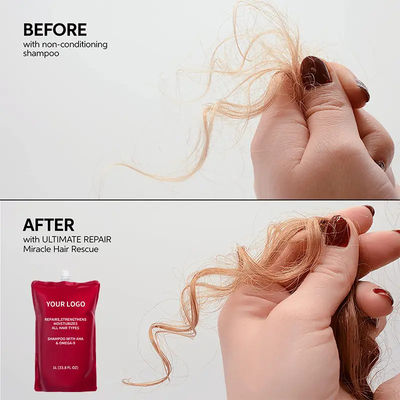 AHA Omega 9 Professionals Repair Shampoo OEM For Damaged Hair Repairs