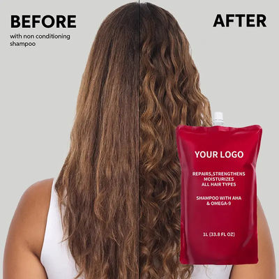 AHA Omega 9 Professionals Repair Shampoo OEM For Damaged Hair Repairs