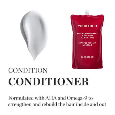 AHA Omega 9 Professionals Repair Shampoo OEM For Damaged Hair Repairs
