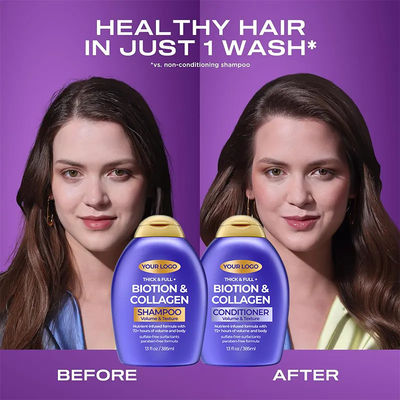 Strengthen Hair Prevent Hair Loss Biotin Collagen Hair Growth Shampoo Private Label