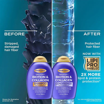 Strengthen Hair Prevent Hair Loss Biotin Collagen Hair Growth Shampoo Private Label
