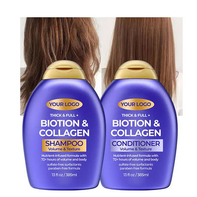 Strengthen Hair Prevent Hair Loss Biotin Collagen Hair Growth Shampoo Private Label
