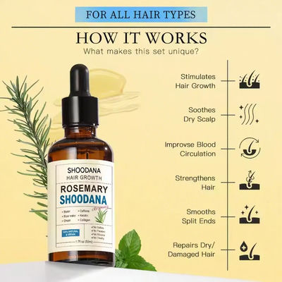 OEM ODM Hair Growth Oil Peppermint Keratin Rosemary Essential Oil For Hair