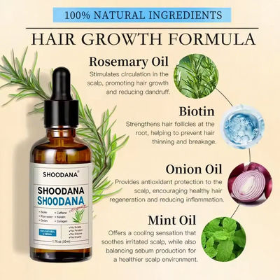 OEM ODM Hair Growth Oil Peppermint Keratin Rosemary Essential Oil For Hair