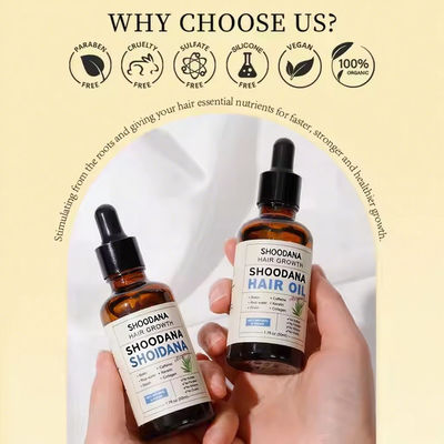 OEM ODM Hair Growth Oil Peppermint Keratin Rosemary Essential Oil For Hair