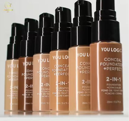 Wholesale High Quality Whitening Cream Private Label Makeup Liquid Foundation Full Coverage Waterproof for Women