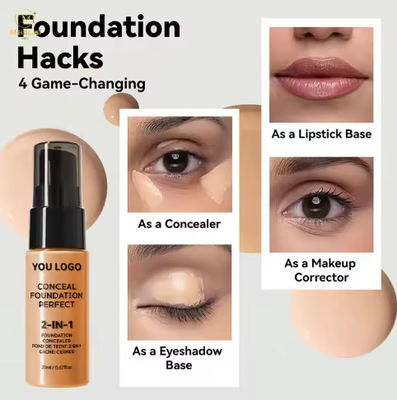 Wholesale High Quality Whitening Cream Private Label Makeup Liquid Foundation Full Coverage Waterproof for Women