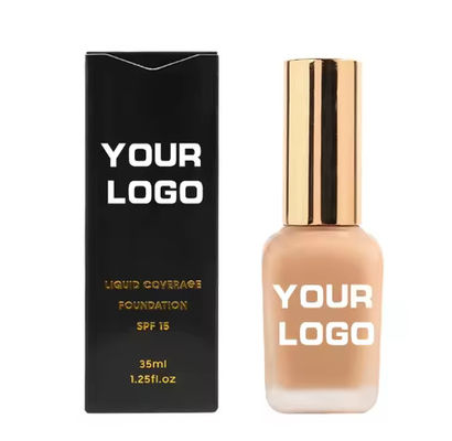 Cruelty-Free Low Moq Private Label Matte Foundation Custom Logo Long Lasting Liquid Foundation Beauty Products