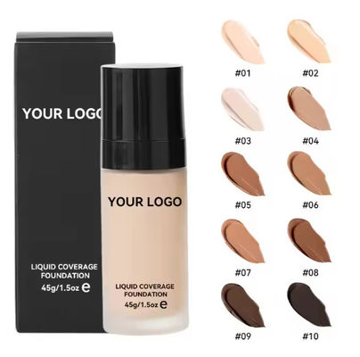 OEM Make Your Own High Quality Foundation Liquid Full Cover Long Lasting Private Label Matte Waterproof Makeup Foundation