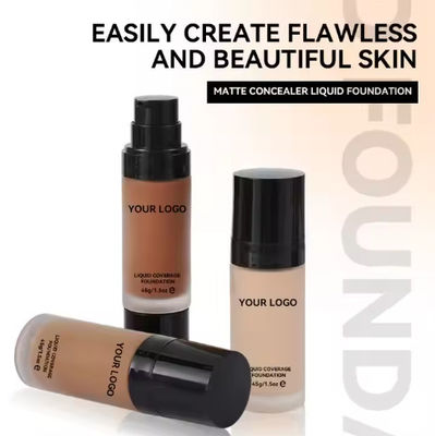 OEM Make Your Own High Quality Foundation Liquid Full Cover Long Lasting Private Label Matte Waterproof Makeup Foundation