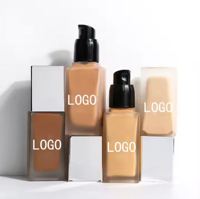Customized Logo Vegan Full Coverage Foundation Waterproof Oil Free Hydrating Matte