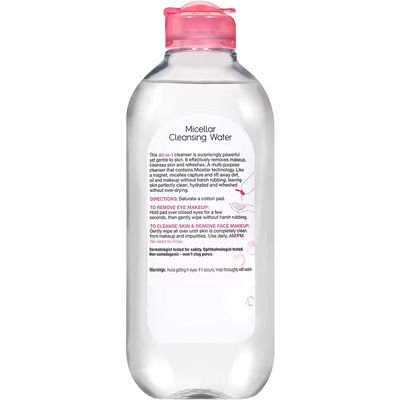 Natural Water Based Makeup Remover Micellar Water All In One For Oily Skin