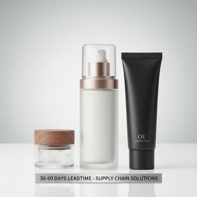 맞춤형 볼륨 OEM 화장품 제공, 일반적으로 30-60일 리드타임, 공급망 솔루션 보장
