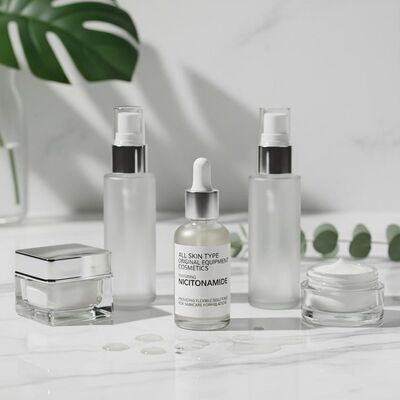Todos os tipos de pele Equipamento original Cosméticos com nicotinamida fornecendo soluções flexíveis para formulações de cuidados com a pele