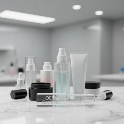 Kosmetik OEM dengan kustomisasi layanan OEM jumlah pesanan minimum bervariasi berdasarkan produk mendukung pengaturan pesanan yang fleksibel